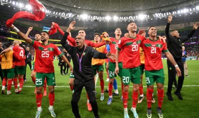 CONGRATULATIONS to the national team of Morocco with the VICTORY!